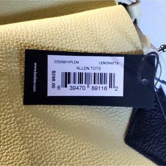 Botkier Allen Lemonatta Leather Shoulder Bag - Picture 6 of 6